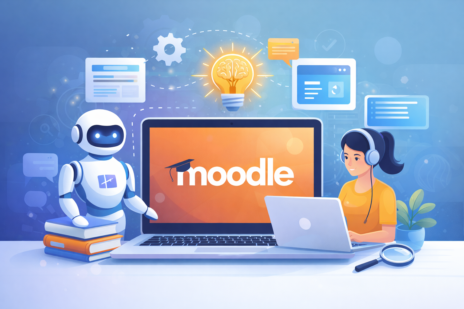 Implementación de IA en Moodle